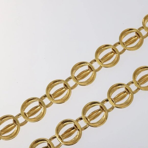 CHANEL Chain Belt metal Gold CC Auth 127734V main image 11